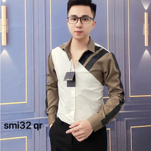 Sơ Mi Nam Phôi Tay Vài Hàn Không Nhăn Không Phai Không Xù