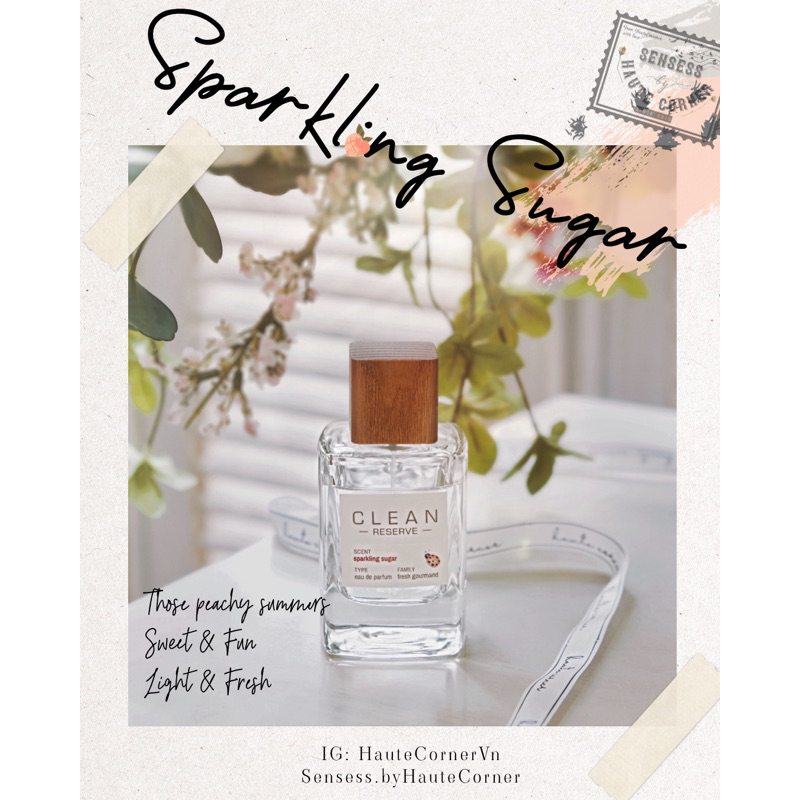 Nước hoa Clean Reserve Sparkling Sugar edp 50ml/100ml full box