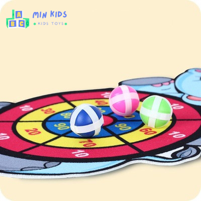 Bảng phi tiêu bóng dính hình con vật cho bé | Giúp bé tăng khả năng tập chung và chơi đội nhóm tặng kèm 3 trái bóng