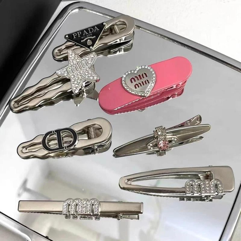 Sét 7 kẹp tóc MẠ BẠC siêu sang chảnh cho các nàng sniêu xinh siêu xịnh