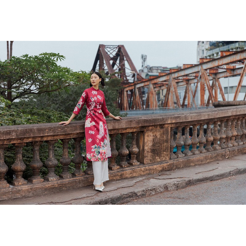 Áo dài adore size L newtag