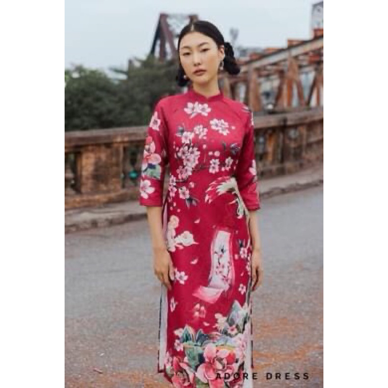 Áo dài adore size L newtag