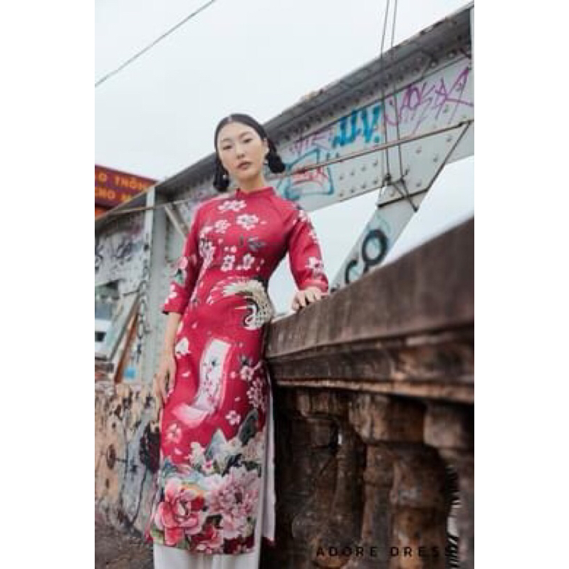 Áo dài adore size L newtag