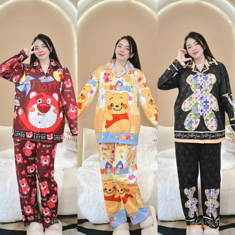 BỘ PIJAMA TAY DÀI 50kg-75kg