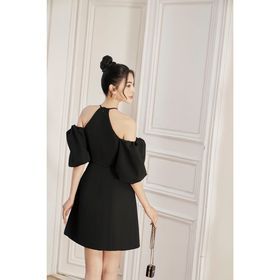 Thanh Lý Đầm Rechic size S đen dự tiệc
