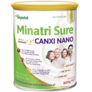 Sữa non Minatri Sure Canxi bổ sung Lysine phục hồi xương khớp