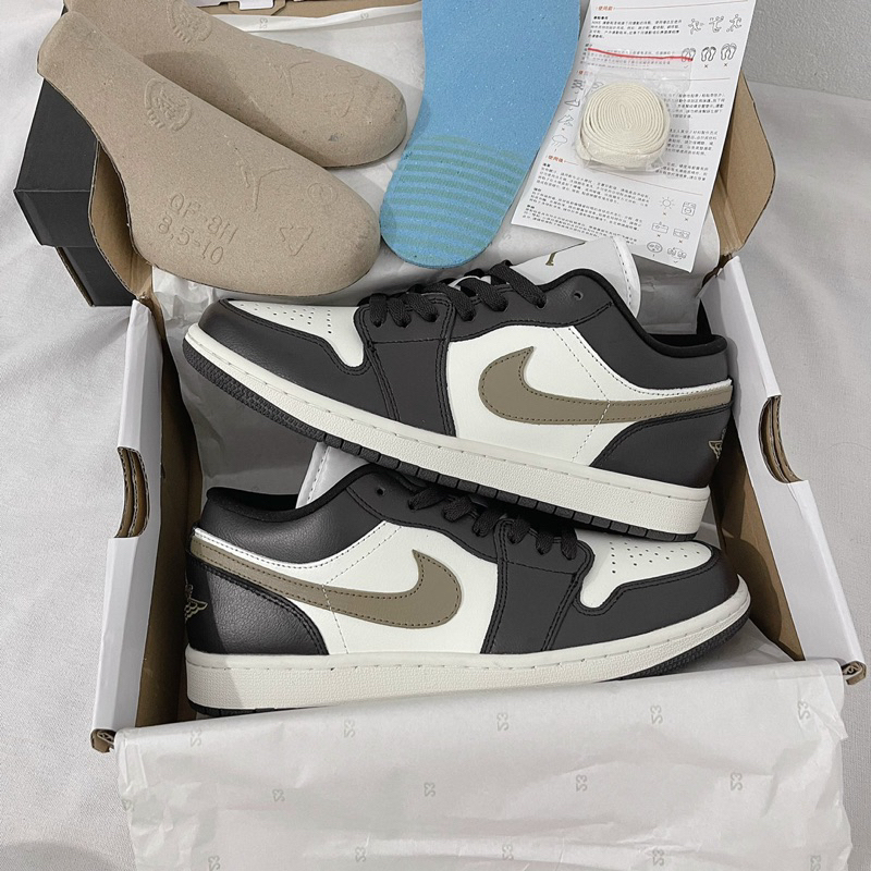 Giày jordann low brown phiên bản best  tặng tất