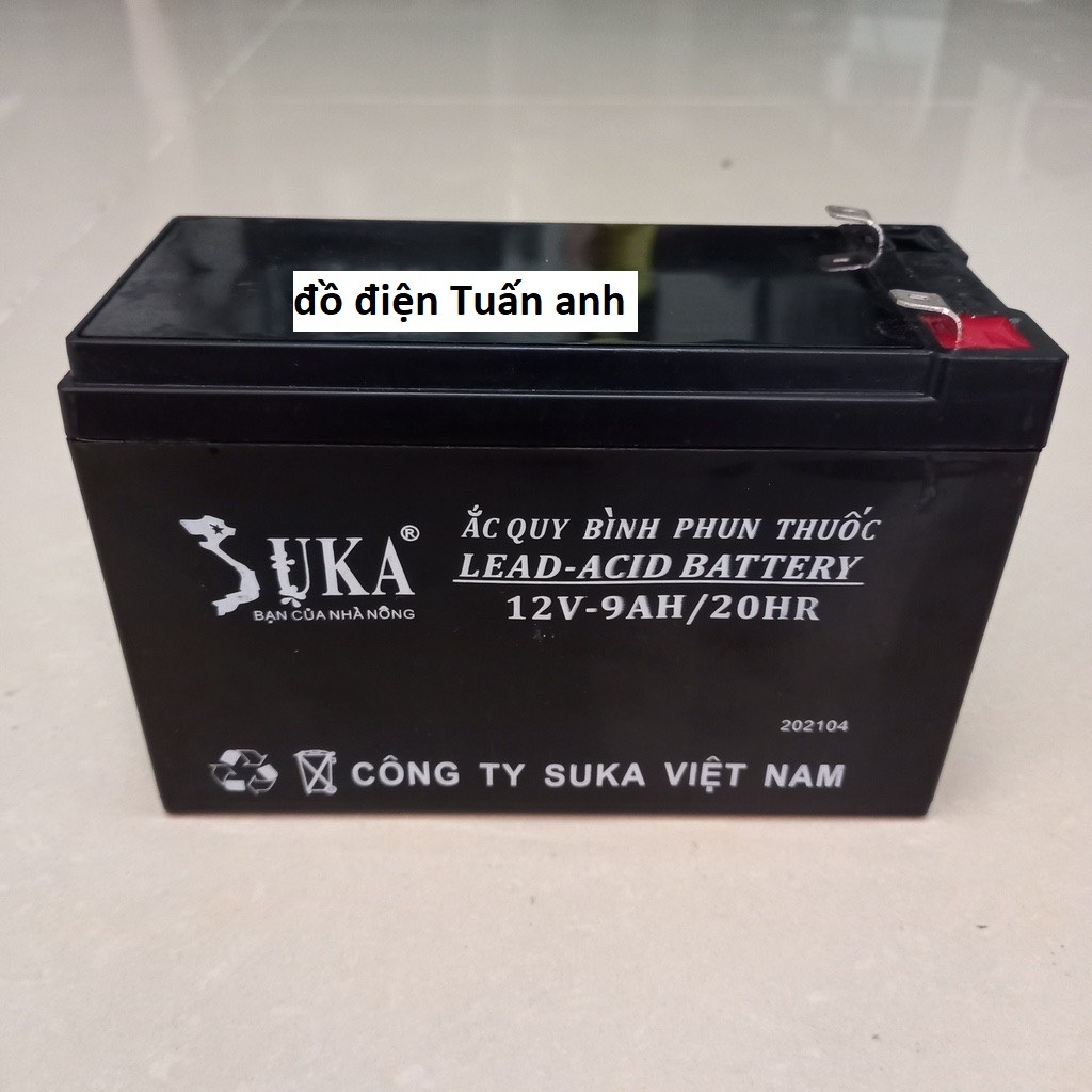 Bình ắc quy khô 9AH/12V Cam kết Hàng chính hãng