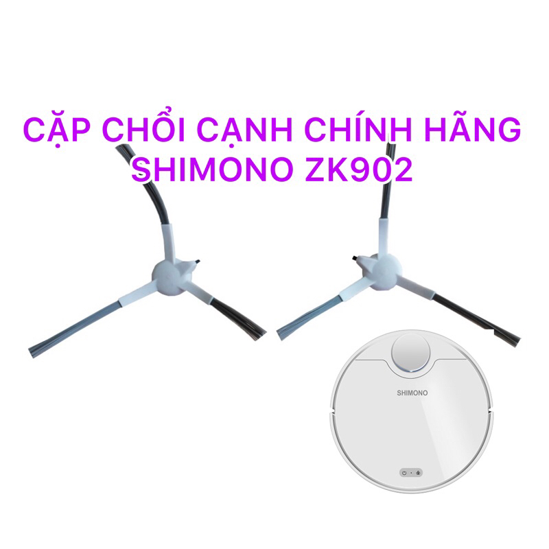 CẶP CHỔI QUÉT CẠNH( CHÍNH HÃNG) CHO ROBOT HÚT BỤI SHIMONO ZK902