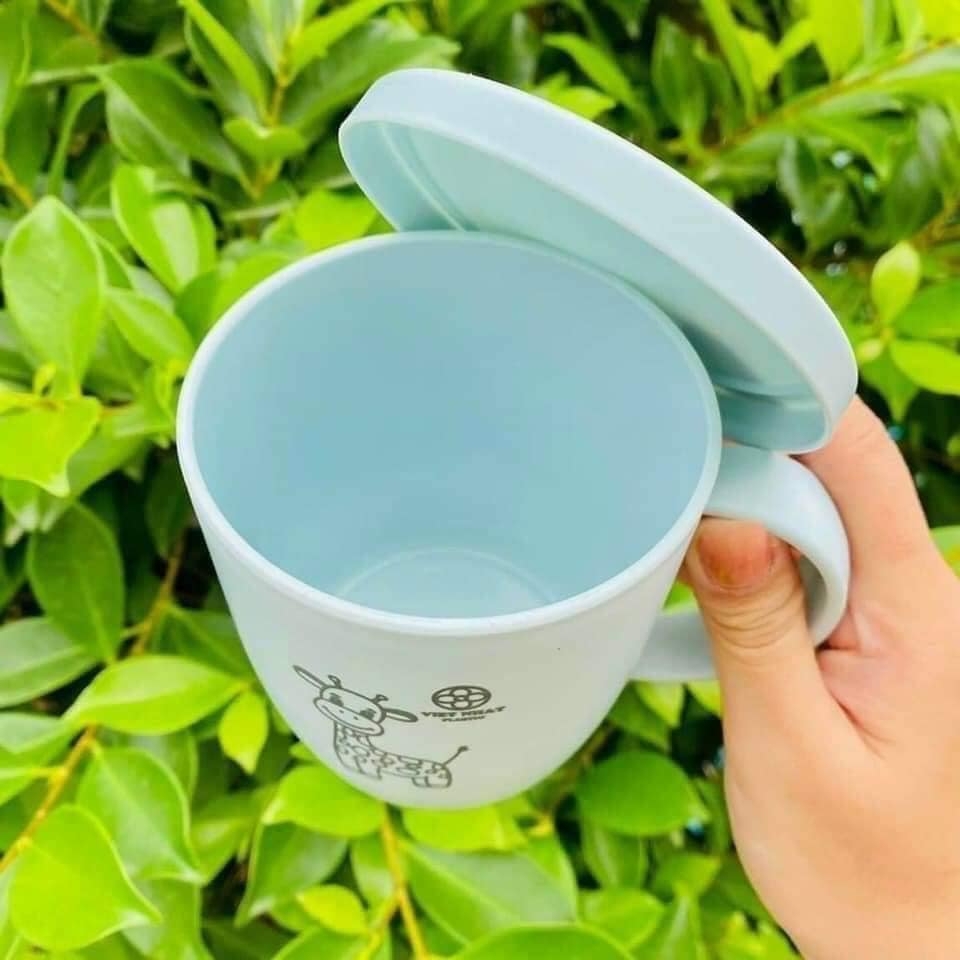 Cốc nhựa uống nước hokori loại 330ml cốc nhựa có quai chính hãng ly nhựa đẹp Việt Nhật