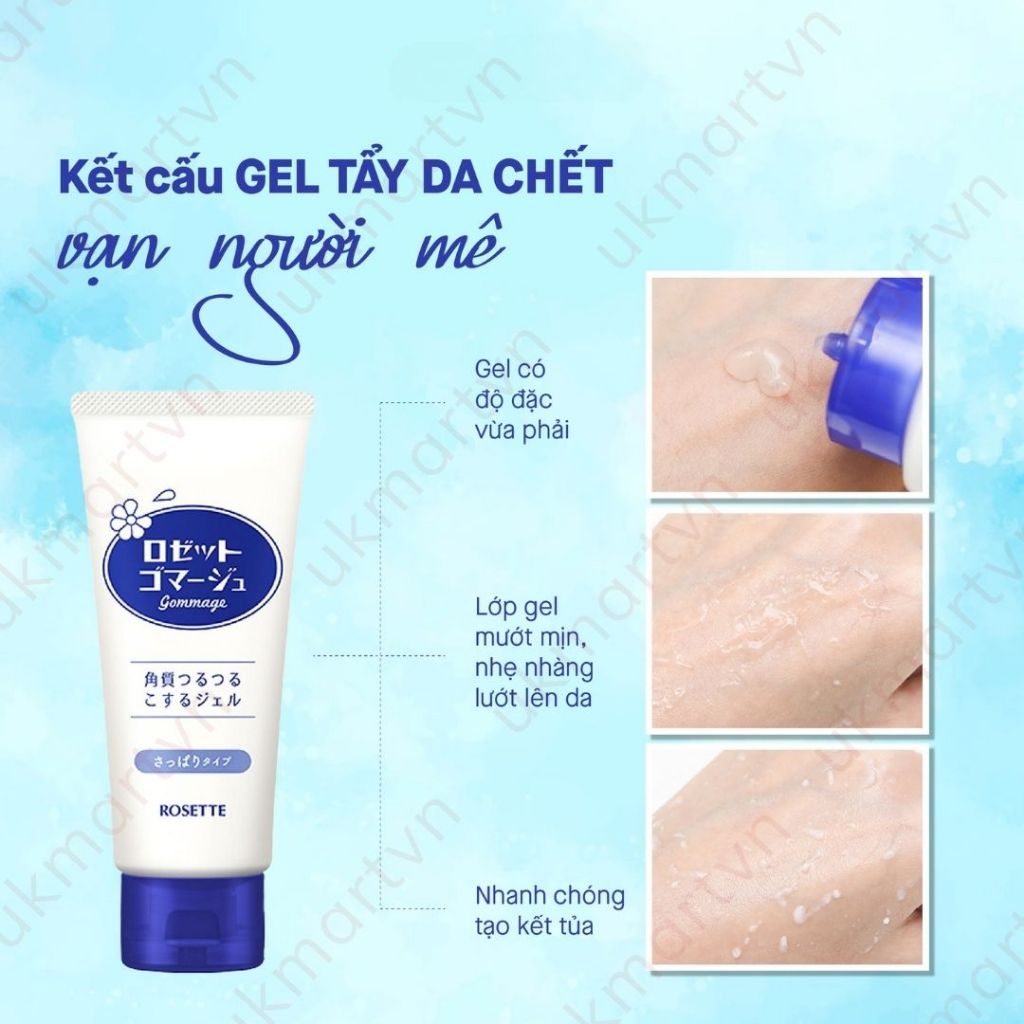 Tẩy Tế Bào Chết Rosette Gommage Nhật Bản 120g