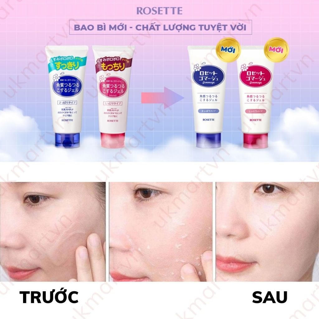 Tẩy Tế Bào Chết Rosette Gommage Nhật Bản 120g