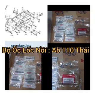 Bộ ốc lốc nồi ab thái 110 2007-2010 tổng 14 con
