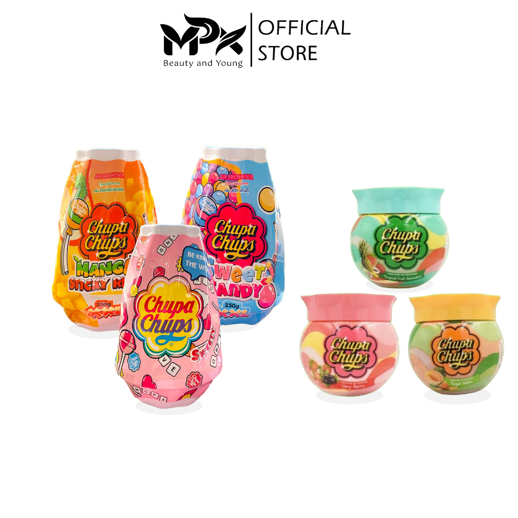Sáp thơm phòng Chupa Chups Thái Lan 155g và 230g - Khử mùi hôi phòng, hương kẹo ngọt, trái cây thanh mát - MPX