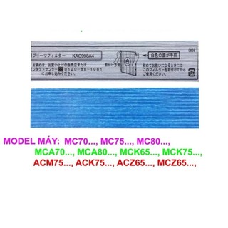 Màng hepa daikin mck75, tck75, ack75,....