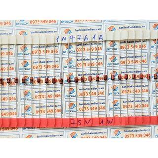 1n4761a 4761 diode zener 1w 75v do-41