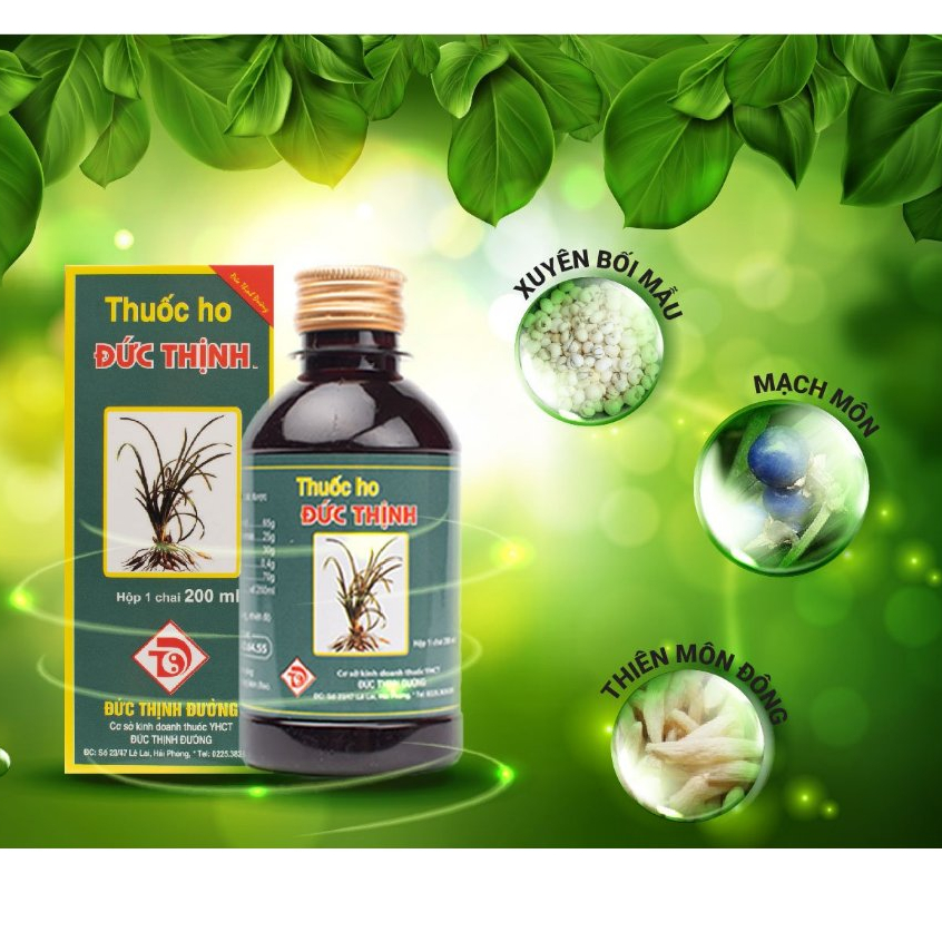 Siro Ho Đức Thịnh 3T Pharma chai 200ml