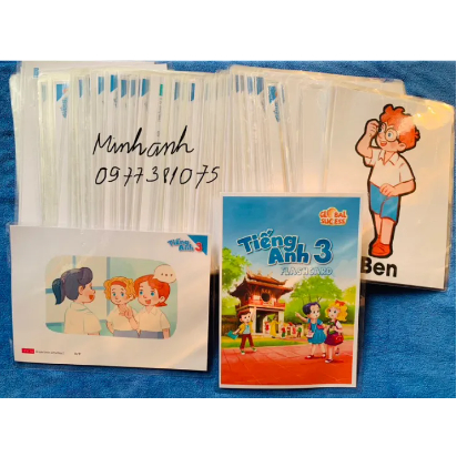 Thẻ Flash card Tiếng Anh lớp 3  có 174 thẻ