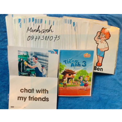 Thẻ Flash card Tiếng Anh lớp 3  có 174 thẻ