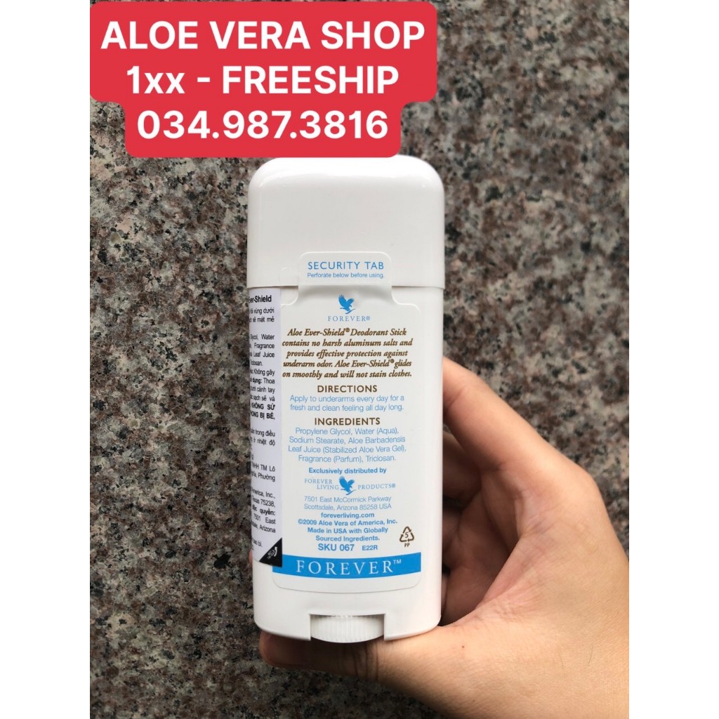 /Sáp Khử Mùi Forever 067flp Không Gây Ố Vàng Áo