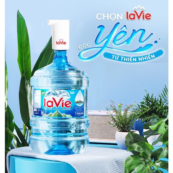 Máy hút nước tự động bình Lavie 19l Black Advance/White Pro