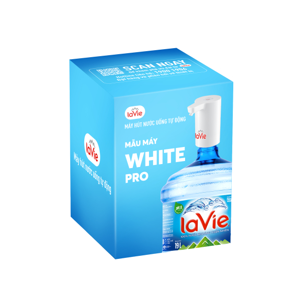 Máy hút nước tự động bình Lavie 19l Black Advance/White Pro