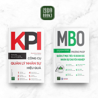 Sách - combo kpi công cụ quản lý nhân sự hiệu quả + mbo phương pháp quản lý mục tiêu và đánh giá nhân sự hiệu quả