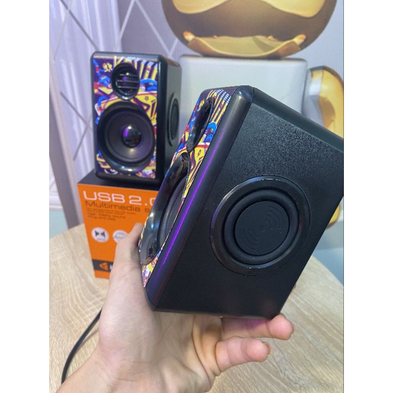 Loa Vi Tính Kisonli T-012 Có kèm Bluetooth Jack 3.5, Loa có 4 Bass Âm Thanh Trung Thực Sống Động - BH 12 Tháng