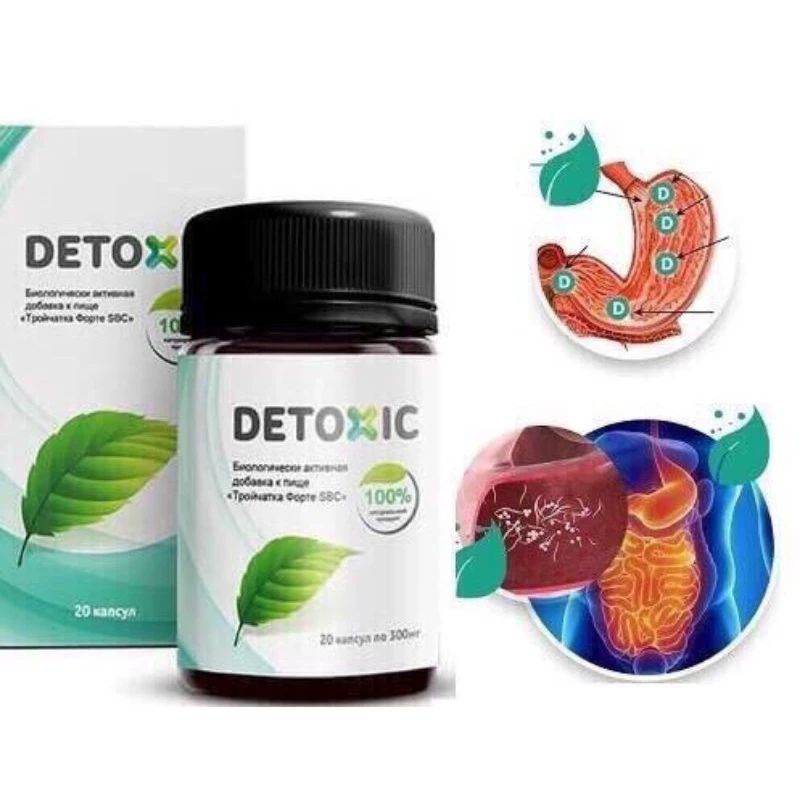 Detoxic duyệt ký sinh trùng 20 viên