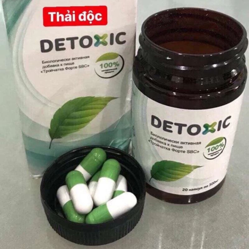 Detoxic duyệt ký sinh trùng 20 viên