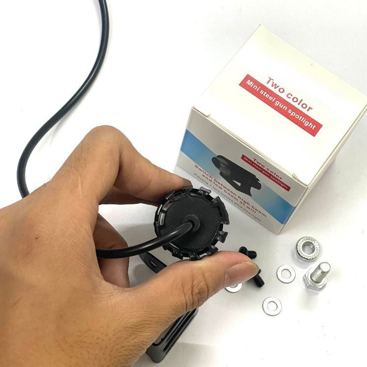 Đèn trợ sáng bi cầu ánh sáng cos vàng pha trắng S2023 bảo hành 1 năm