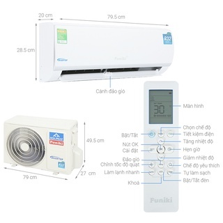 HIC12TMU - Điều hòa Funiki 1 chiều 12000BTU Inverter HIC12TMU - giao hàng miễn phí HCM