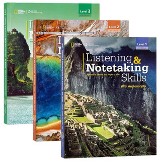 Sách - listening & notetaking skills - 3 cuốn + file mp3