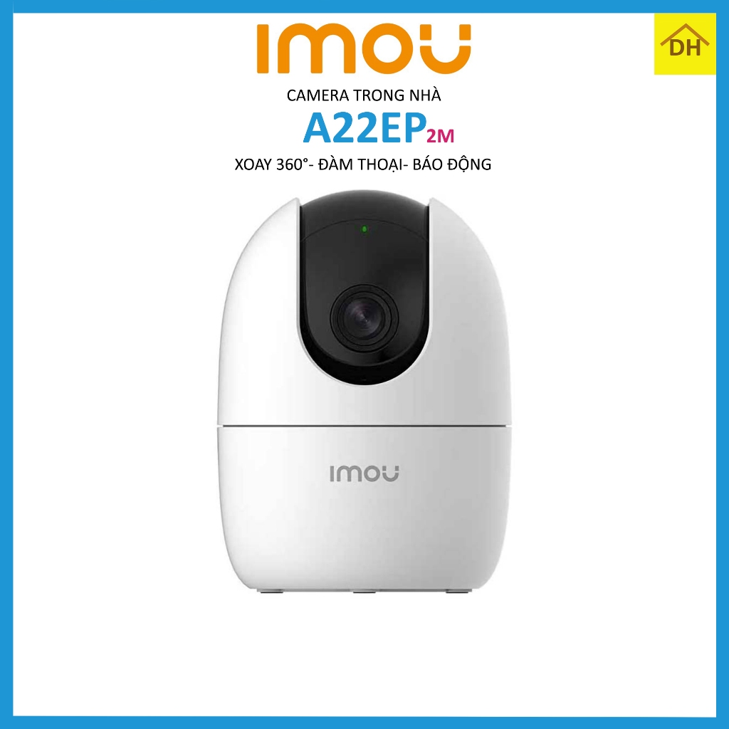 Camera IMOU A22EP (MẪU MỚI A1 2M) 1080p Xoay 360 Độ- Đàm Thoại 2 Chiều- Báo Động Chống Trộm- Wifi Trong Nhà Chính Hãng