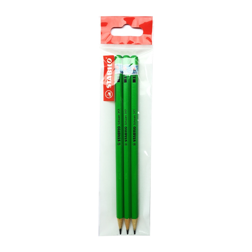 Bộ 3 bút chì STABILO Schwan 317