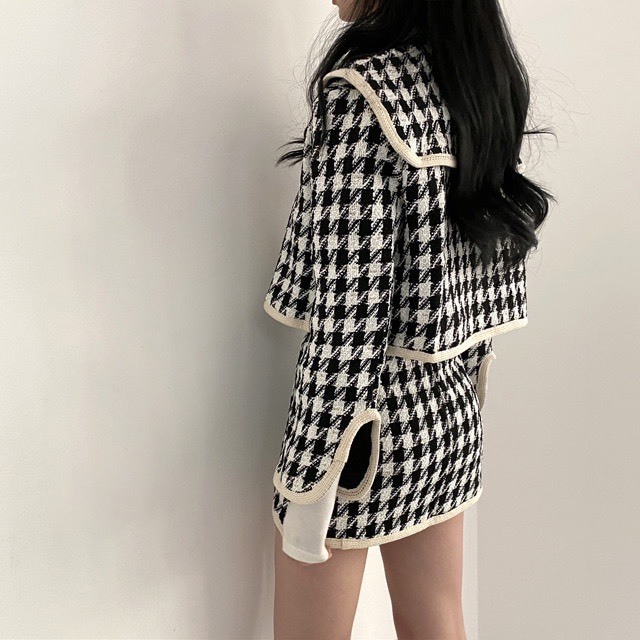 Set dạ Tweed tặng kèm mũ nồi - Retrostyle - Setda506_P4K18