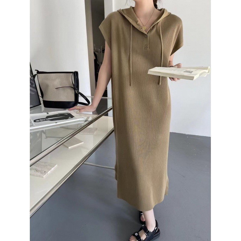 Váy suông dáng dài chất nỉ tăm - Retrostyle - Vaysuongtam489_P3K1
