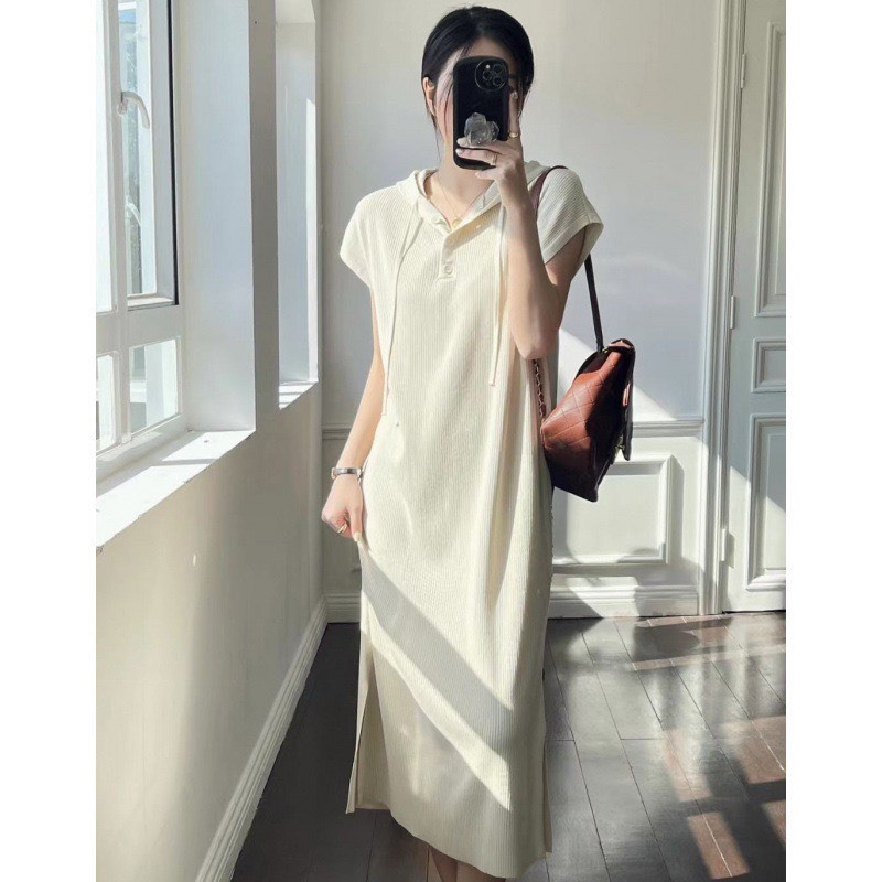 Váy suông dáng dài chất nỉ tăm - Retrostyle - Vaysuongtam489_P3K1