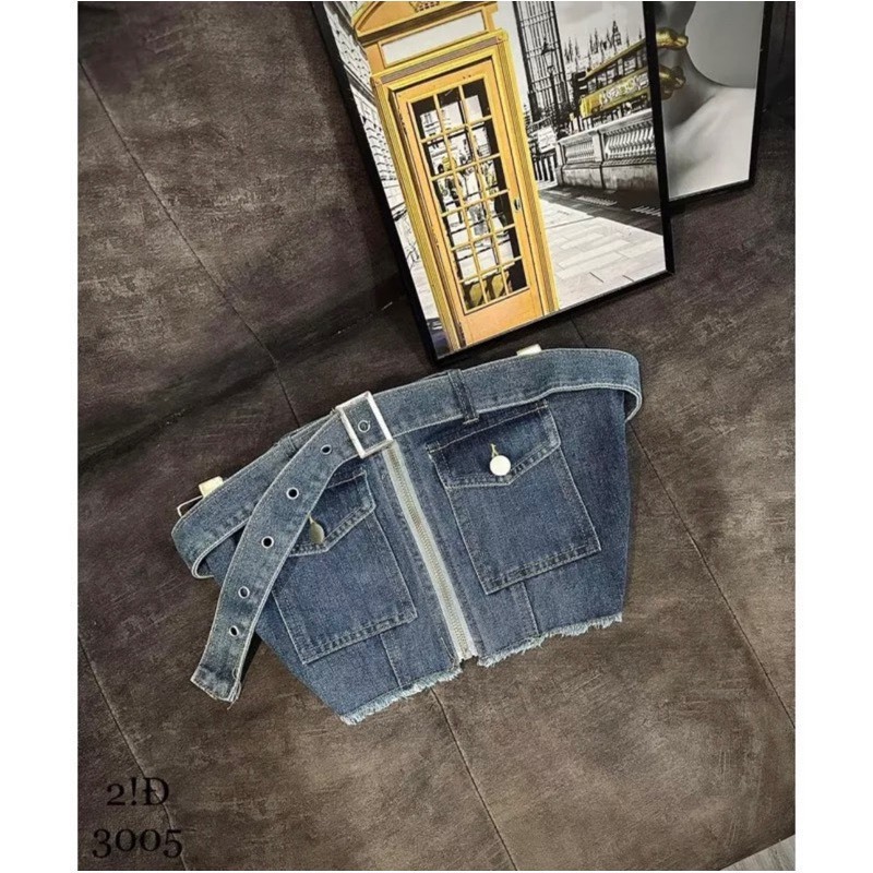 🍒🍒🍒ÁO JEAN CÚP DÂY KÉO TÚI HỘP 2 BÊN KÈM DÂY NỊT KHOEN RỜI SAU LƯNG CHẠY NHÚN LYIE