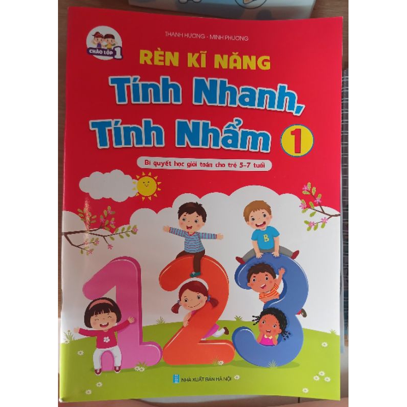 Vở rèn kỹ năng tính nhanh, tính nhẩm cho trẻ 5-7 tuổi