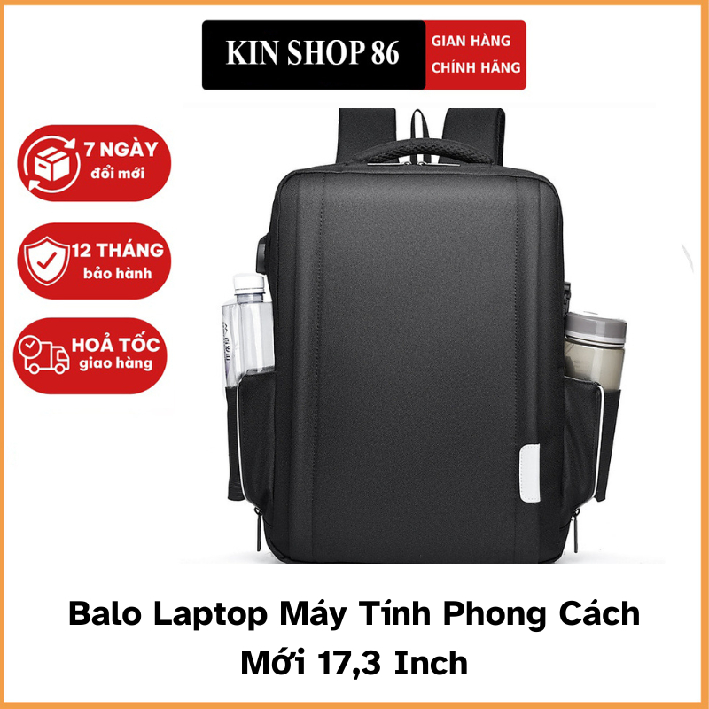 Balo Laptop Máy Tính Nam Nữ Thông Minh Chống Trộm Chống Nước Cao Cấp Phong Cách Mới 17,3 Inch