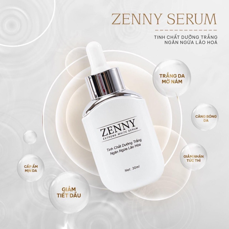 SERUM ZENNY ngăn ngừa lão hoá, giúp da căng bóng mịn màng