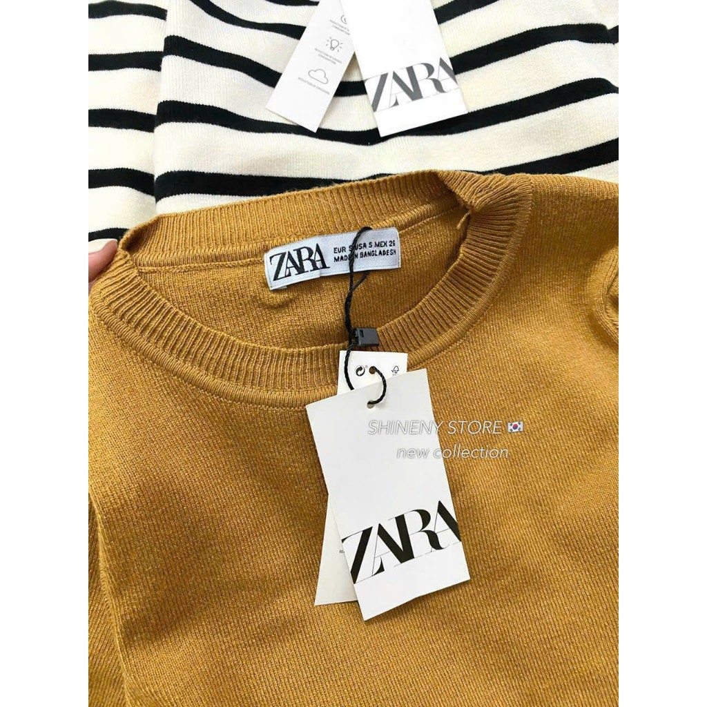 Áo len nữ Zara siêu co giãn 4 màu hot hit hàng QCL1