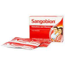 SANGOBION- Bổ sung sắt và acid folic- hộp 28v- Ezpharmacy