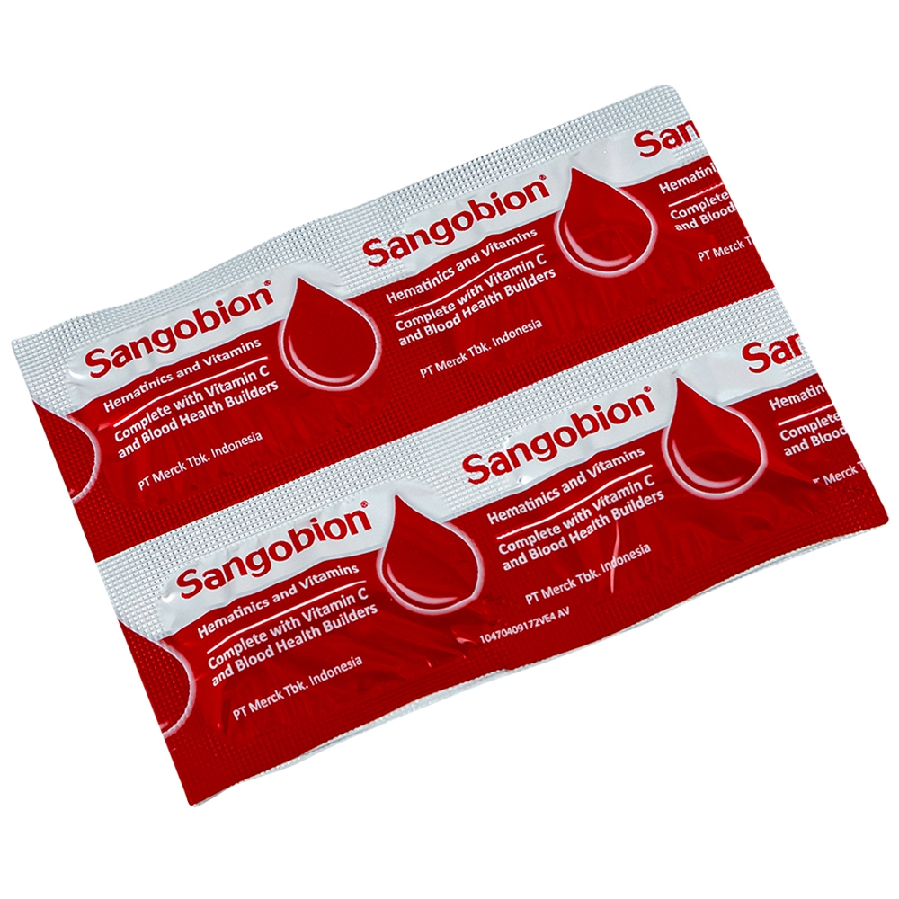 SANGOBION- Bổ sung sắt và acid folic- hộp 28v- Ezpharmacy