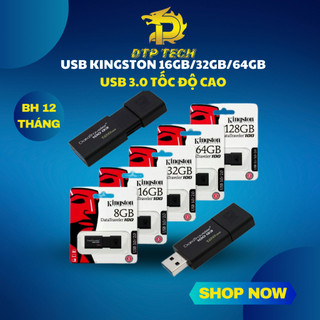 Usb kingston 3.0 datatraveler 100g3 tốc độ cao 16gb 32gb 64gb chính hãng bh 12 tháng