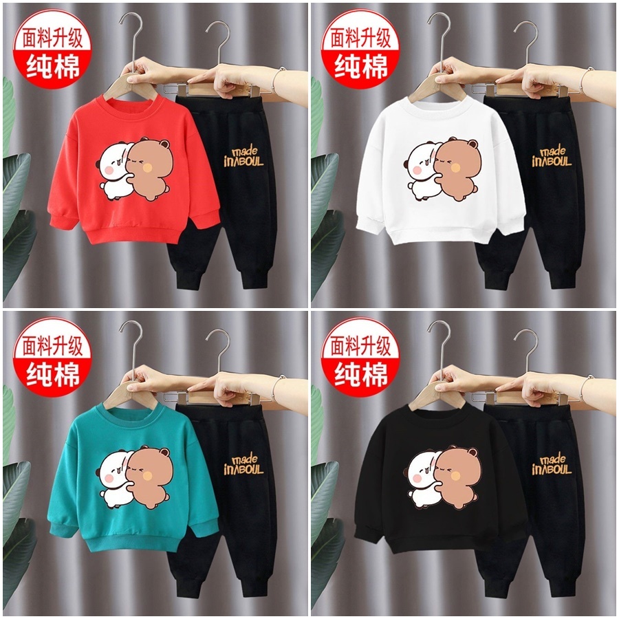 Bộ thu đông cho bé hình 2 chú gấu