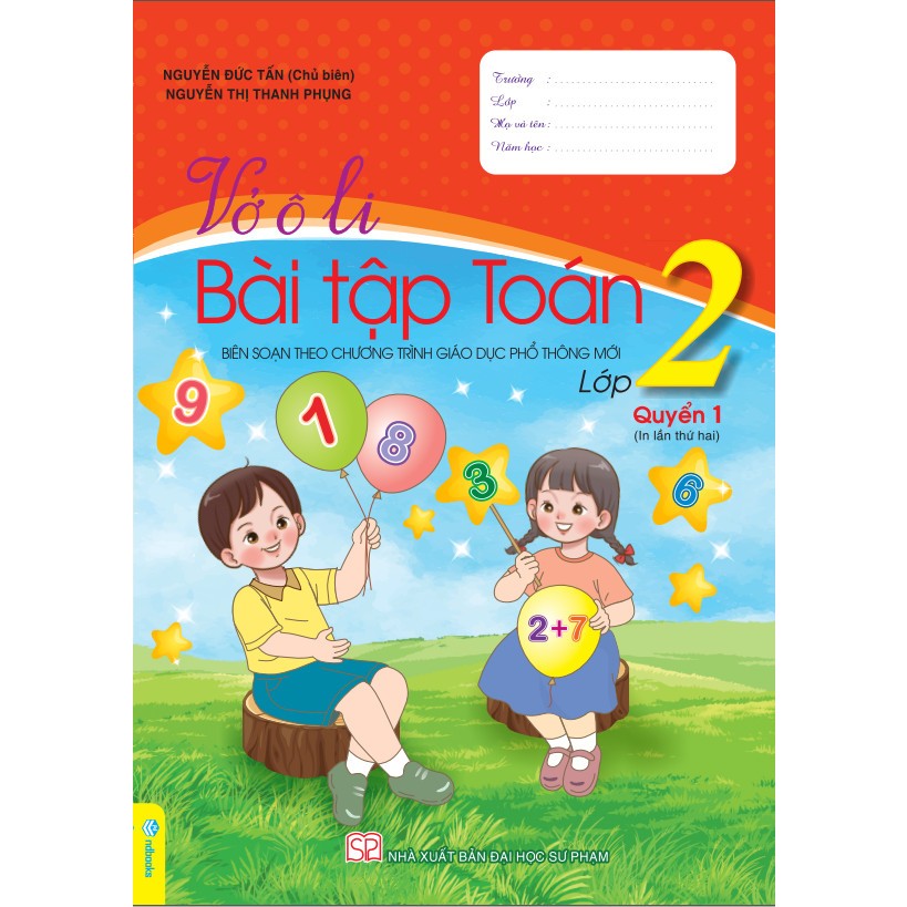Sách - Combo 2 cuốn Vở Ô Li Bài Tập Toán 2  - ndbooks