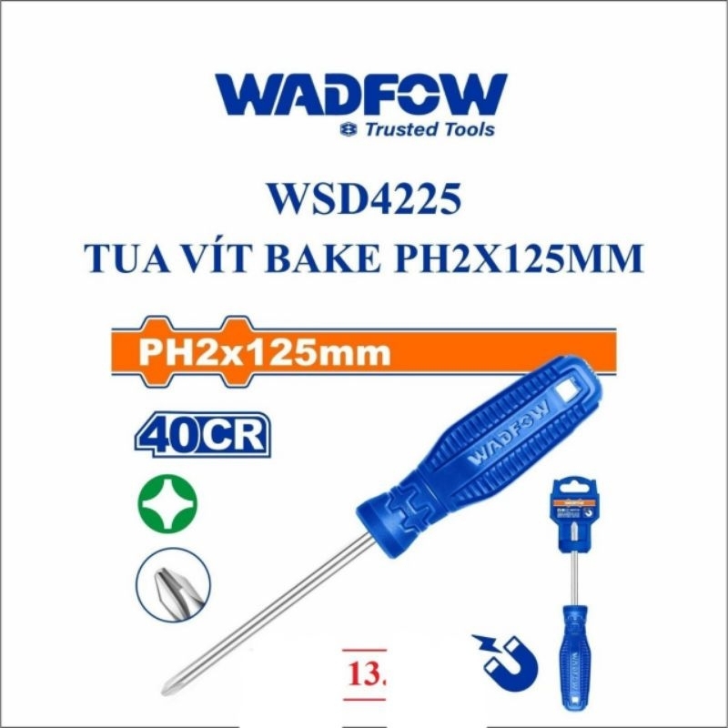 Tua vít bake PH2x125mm WadFow WSD4225