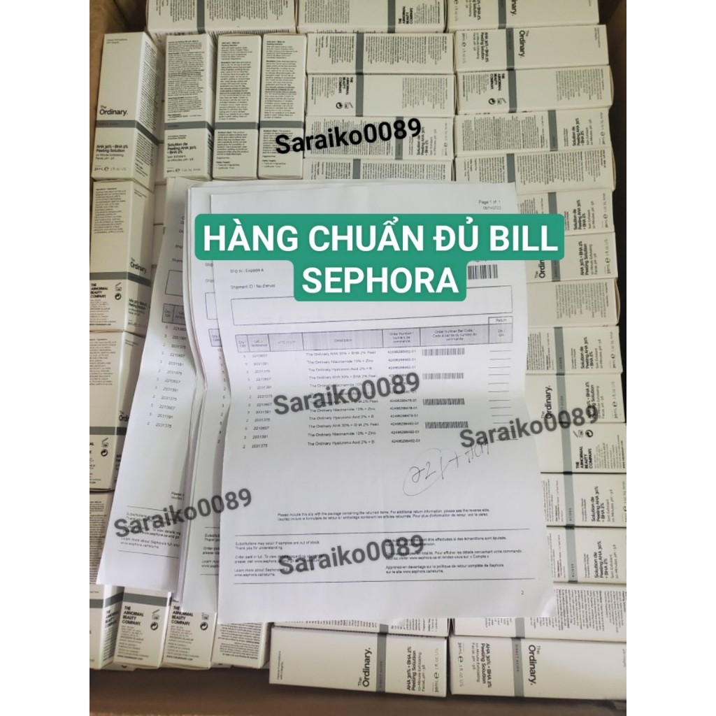 Peel the ordinary tinh chất tẩy tế bào chết BHA 2% AHA 30%